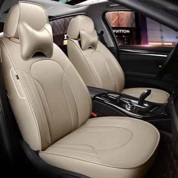 Wykonane na zamówienie/ skórzane pokrowce na siedzenia samochodowe do Toyota RAV4 PRADO Highlander COROLLA Camry Prius Reiz CROWN yaris akcesoria do stylizacji