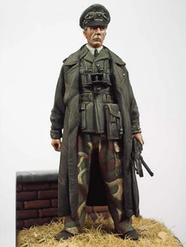 1/35 żołnierzy неокрашенный oficer (1 postać) Bez ściany zabawka żywica model miniaturowa żywica figurka w częściach biała