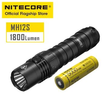 NITECORE MH12S Outdoor Portable Small Direct Flashlight type-c Direct Charge Strong Light Highlight Flashlight