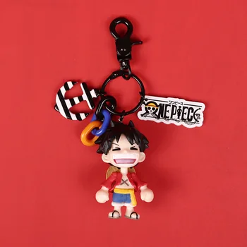 Moda anime One Piece King Luffy brelok samochodowy dla fanów kreskówki brelok breloczek prezent dla kobiet torebka brelok do kluczy