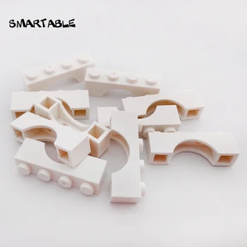 Smartable ceglany łuk 1x4 bloki MOC część zabawki dla dzieci STEAM Creative Compatible Major Brand 3659 hałas szklanki City Toy 40 szt./lot