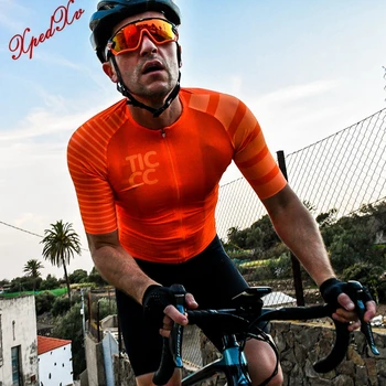 Pomarańczowy krótki rękaw jazda na Rowerze Jersey unisex 2020 Mężczyźni Kobiety drużyna Tic wyścigowa odzież rower sportowe koszule RBX MTB Jersey