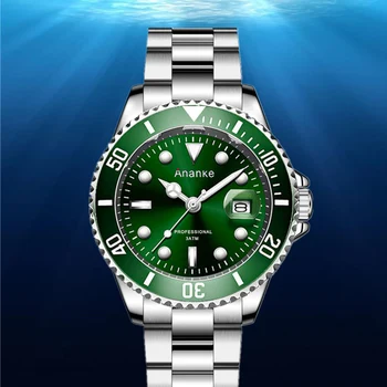 Autentyczne zegarki męskie trendy świecące kalendarz sportowe wielofunkcyjne wodoodporny zegarek mechaniczny zegarek kwarcowy