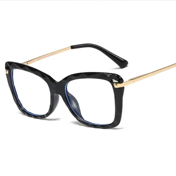 Wysokiej jakości Kocie oko vintage okulary dla kobiet Przezroczysta oprawa luksusowe okulary do czytania retro odcienie punkty Gafas De Sol