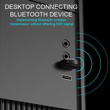 Adapter Bluetooth do PC Bluetooth 5.0 odbiornik Bezprzewodowy wsparcie Windows 7/XP8/8.1/10 dla klawiatury, myszy, drukarki, zestawy słuchawkowe