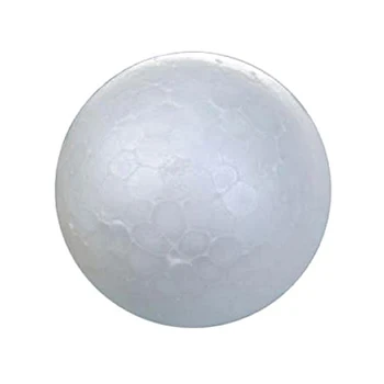 20 X Biały, boże Narodzenie dekoracyjne Christmas ball symulacja rzemiosło styropian piłkę 7 cm