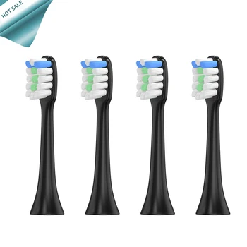 4szt Soocas X3 X1 głowicy szczoteczki do zębów dla Xiaomi Mijia Sonic Electric Ultrasonic 3D High-density Electric Tooth Brush Heads