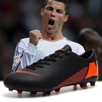 YRRFUOT odkryty antypoślizgowy Darń futsal piłkarskie wysokiej jakości mężczyźni buty do piłki nożnej mężczyzn marki wodoodporny szkolenia Chuteira Futebol