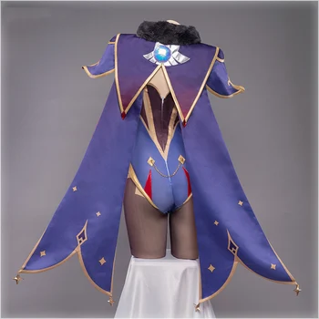 Anime! Genshin Impact Mondstadt Mona Game Suit piękne kombinezony płaszcz mundury cosplay kostium Halloween Party Outfit Women NEW