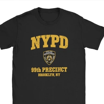 Brooklyn Nine nine t-shirt męski 99-posterunek Brooklyn New York 99 Humor bawełna Camisas koszulka okrągły dekolt bluzki t-shirty zimowe szczyty