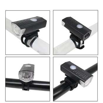 Nowa lampa rowerowa wielokrotnego ładowania led USB do ładowania zestaw rowerowy przedni i tylny latarki akcesoria do rowerów