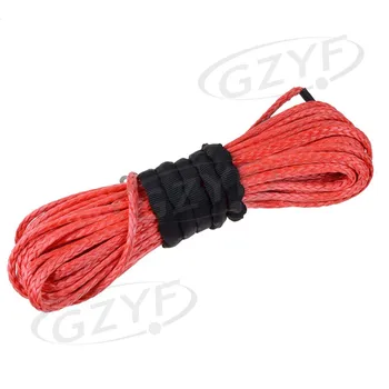 Uniwersalny syntetyczny wciągarki liniowe kabel udźwig 7000 funtów dla Jeep / SUV / ATV / UTV / Buggy / SXS długości 1/4