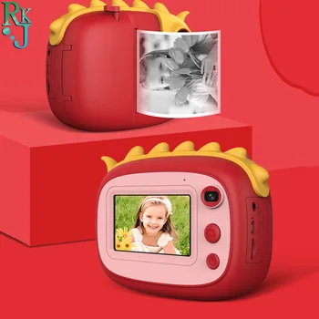 Druk termiczny Cyfrowy plac kamera zabawki edukacyjne prezenty kamera Polaroid 3-calowy IPS Cyfrowa dziecięca kamera