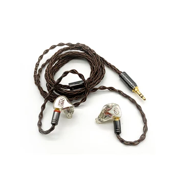 BGVP DM8 Original 8BA unit wired MMCX Monitor wymienny kabel audio 3,5 mm Hifi słuchawki douszne słuchawki zestaw słuchawkowy