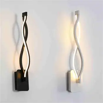 LED Indoor Lighting Wall Lamp Modern Home Lighting Decoration Sconce Aluminum Lamp AC85-265V For Bath Corridor