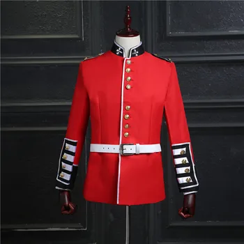 (kurtka+spodnie) garnitur ustawia Armia Czerwona piosenkarz Królewska gwardia książę William europejski styl pałac kostium strój męski żołnierzy