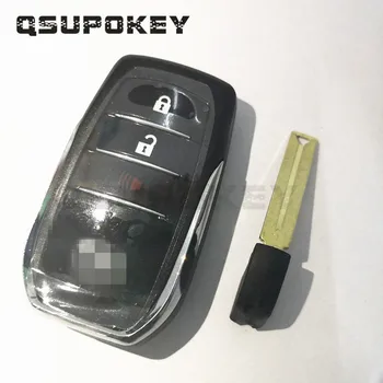 QSUPOKEY wymiana nowy Style2/3/4 przycisk samochodowy pilot zdalnego etui z awaryjnym kluczem nadaje się do SW4 dla HILUX Toyota Smart Key pokrywa