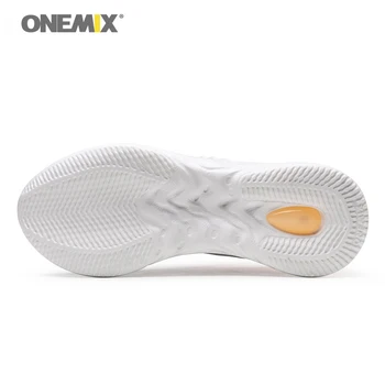 HOT Onemix Damskie buty do chodzenia oddychające markowe dzianiny antypoślizgowe sportowe uliczne poduszki buty sportowe dla mężczyzn