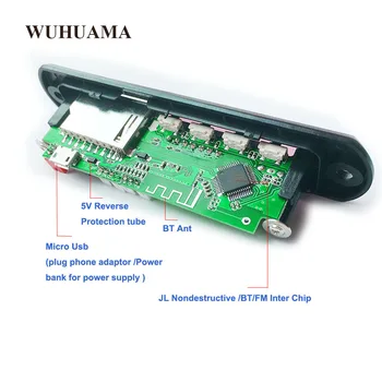 Dc 12v/5V Bluetooth Hands Free Multi-format Lossless Audio Decoder Board FLAC, MP3, WMA, WAV TF USB Sound Aux zestaw DIY moduł
