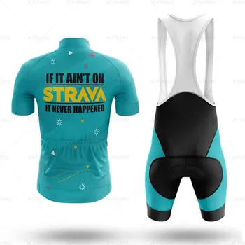 STRAVA 2020 letnia odzież rowerowa łatwa gra rowerowa odzież garnitur szybkoschnący kolarstwo górskie jazda na Rowerze Jersey zestaw nowy