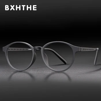 2020 Nowe Damskie Optyczne Okulary Ramka Dla Mężczyzn Czarny Przepis Krótkowzroczność Komputerowe Okulary Klasyczny Okrągły Smak Tr90 Punkty