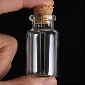 10szt 45x24mm 12 ml mała śliczna mini korek korek butelki szklane butelki słoiki pojemniki mała chętnie butelka szkło z naturalnego korka