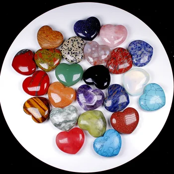 Różne materiały, kamienie naturalne, kryształy różowego kwarcu Miłość 4 cm pulchne kamień w kształcie serca, miłość, uzdrowienie dekoracji domu