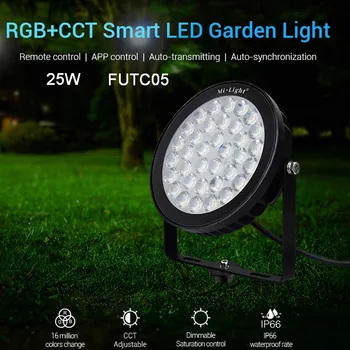 Miboxer FUTC05 25W RGB+CCT led Lawn Light IP66 Wodoodporny LED Smart Garden Lamp Copatible with FUT089 B8 FUT 092 Remote MiBOXER