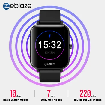 Zeblaze GTS Smart Watch Bluetooth Call 1.54 inch IPS IP67 wodoodporny monitor pracy serca DIY Watchface Smartwatch
