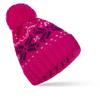 2021 nowa Śnieżynka pompon Czapka kapelusz boże Narodzenie prezent koreańskiej zima ciepła dzianina gruba czapka dla kobiet i mężczyzn prezent na Walentynki