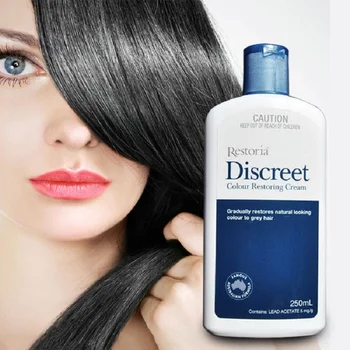 Restoria Discreet Colour Restoring Cream/ Lotion, Hair Care 250ml Grey Hair Treatment Reduce Grey Hair - nadaje się zarówno dla mężczyzn i kobiet