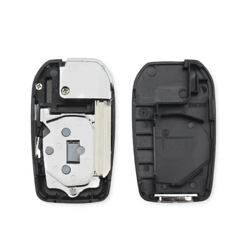 Dandkey 2/3/4 przycisku Flip Remote Key Case Shell dla Toyota Reiz Camry, Rav4 Yaris Corolla 4Runner Avlon zmodyfikowany składany kluczyk