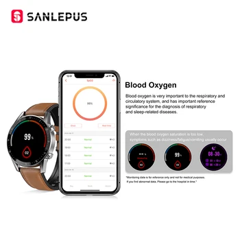 2020 SANLEPUS Smart Watch Bluetooth Call Smartwatch dla mężczyzn i kobiet IP68 Wodoodporny sportowy fitness bransoletka dla systemu Android Apple