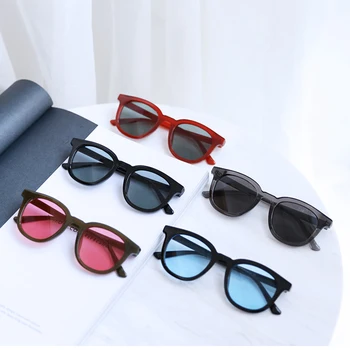 Iways markowe vintage okulary kobiety czarny niebieski czerwony retro wielokolorowy 2019 moda octan kwadratowe okulary mężczyźni summerUV400