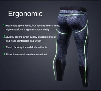 Uciskowe spodnie Męskie legginsy do biegania plus rozmiar sportowe spodnie dres MMA taktyczne bielizna Rashgard treningowy męski garnitur 4xl
