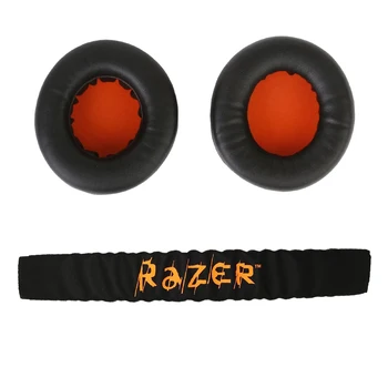 Nowe wymienne nauszniki poduszka słuchawki nauszniki na głowę z gamingowych słuchawek Raze Kraken Pro 7.1 lub Electra Gaming