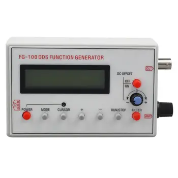 FG-100 funkcja DDS generator sygnałów licznik częstotliwości 1 Hz - 500 khz