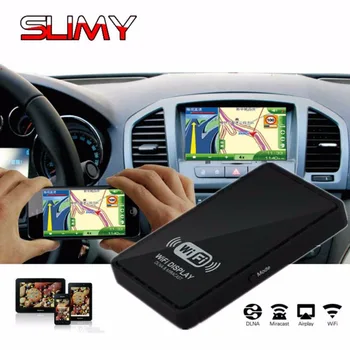 Slimy Car WiFi Display WIFI Mirror Box Mirror Link for Car Home Video Audio Miracast, DLNA, Airplay Screen Mirroring for IOS Stick
