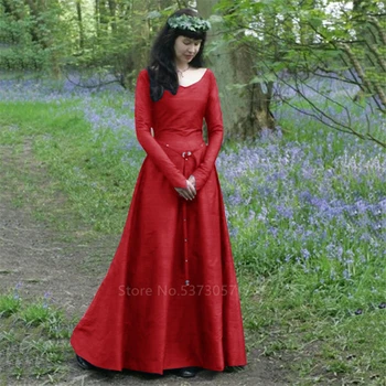 Nowe kostiumy Halloween dla średniowiecznego cosplay kobiet Renesans Victoria sukienka Średniowiecza Karnawał odzież dla imprez S-5XL
