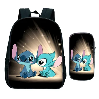 2 szt./kpl. knit plecak dla dzieci torby szkolne, dla dziewczynek, chłopców Kawaii przedszkola plecak studenci mini Bag prezent torba + piórnik