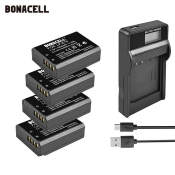 Bonacell LP-E10 LP E10 LPE10 akumulatora+ LCD-ładowarka dla Canon EOS 1100D 1200d 1300d Kiss X50 X70 X80 Rebel T3 T5 T5 L50