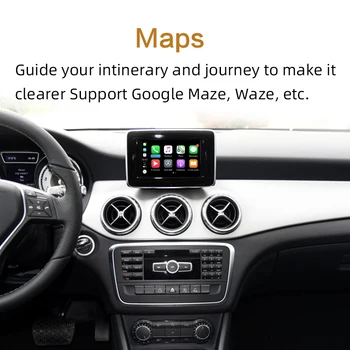 Sinairyu WIFI Wireless OEM Apple Carplay do Mercedes NTG 4.5 4.7 Car Play A Klasa W176 W204 2011-14 iOS/Android Auto Mirroring