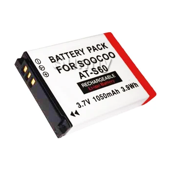 AT-S60 AT S60 Soocoo S60 akumulator litowo-jonowy do sportowej akcji kamery Soocoo S60 3.7 v 1300mAh 3.9 Wh