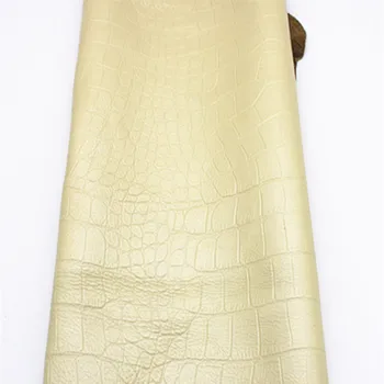 Croco wzór okrągły skóra skórzana tkanina wierzchnia warstwa okrągły skóra wypukła ręczna robota diy złota torba plecak fotel stołek skóra