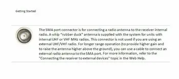 430-450 Mhz GPS mini gumowa kaczka antena do użytku wewnętrznego radia Trimble R10