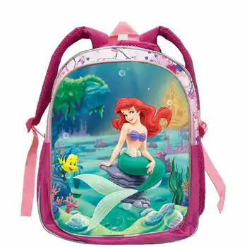 Disney Little Mermaid Ariel Princess Backpack Children School Bag Schoolbag przedszkole przedszkole szkoła podstawowa plecaki f