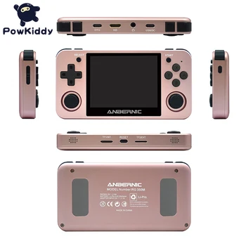 Powkiddy RG350 Handheld Game Console RG350M Metal Shell Console Open Source System 3,5 calowy ekran IPS retro Ps1 Arcade gry 3D