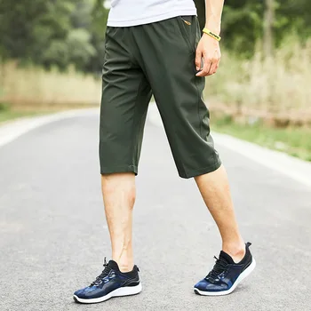 2019 nowe otwarte spodenki do biegania męskie letnie spodnie dresowe fitness męskie spodenki szybkoschnące wodoodporne krótkie spodnie elastyczny pas