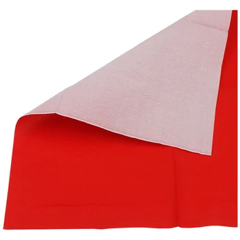 1 opakowanie monochromatyczne drukowanej papierowej serwetki (Czerwona)