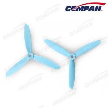 4 pary/8 szt. Gemfan 3 Blade 5x4.5 cali стекловолоконный nylon CW CCW śmigło 5045 5045R dla mini-wyścigi dronów QAV250/ZMR250 Quadcopter